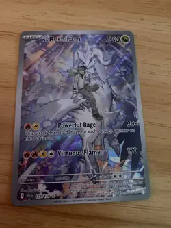 Pokemon N's Reshiram Illustration Rare Holo 167/159 Sv09 Journey Together 130 HP - Image 1