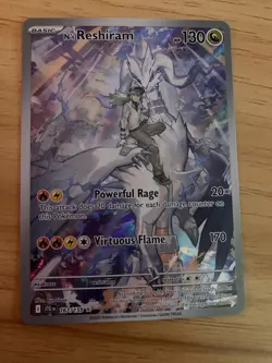 Pokemon N's Reshiram Illustration Rare Holo 167/159 Sv09 Journey Together 130 HP - Image 2