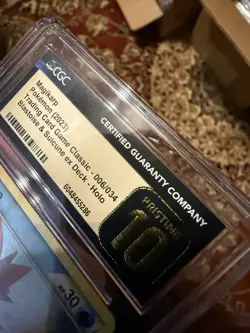 CGC 10 Pristine Magikarp Holo 006/034 Trading Card Game Classic CLB *read* - Image 4