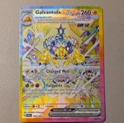 Galvantula ex 168/142 Sv07: Stellar Crown NM Holo Pokemon TCG - Image 1