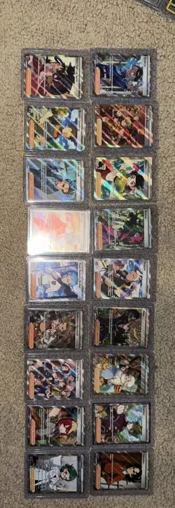 Pokemon Tcg Full Art Trainer Lot Of 18 Near Mint Condition - Image 1
