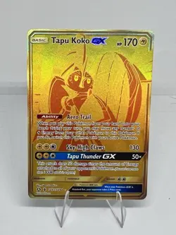 Pokemon TCG Tapu Koko GX SV93/SV94 Hidden Fates Shiny Vault Holo Full Art - Image 1
