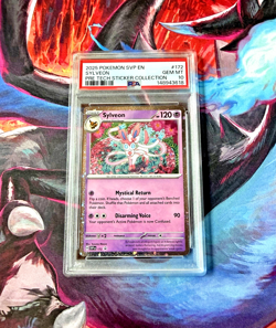 PSA 10 - Sylveon #172 COSMOS HOLO 2025 POKEMON BLACK STAR PROMO PRISMATIC SVP EN - Image 1