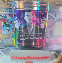 Pokemon Giovanni's Scheme 162/162 BREAKthrough Secret Rare Holo Full Art - Image 1
