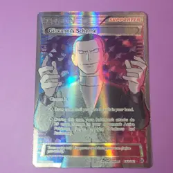 Pokemon Giovanni's Scheme 162/162 BREAKthrough Secret Rare Holo Full Art - Image 3