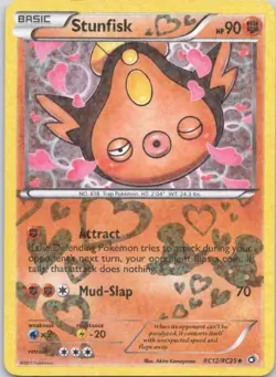 2013 Black & White Series - Radiant Collection Stunfisk REVERSE HOLO #12 - Image 1