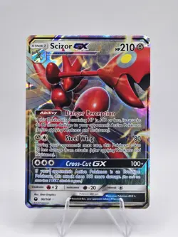 Pokemon TCG: Scizor GX 90/168 Celestial Storm Holo English 2018 - Image 1