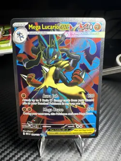 Pokemon: Mega Lucario ex 160/132 Mega Evolution Full Art - Image 1