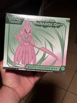 Pokemon TCG Paradox Rift Elite Trainer Box Iron Valiant ETB 2023 Sealed - Image 1