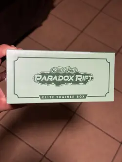 Pokemon TCG Paradox Rift Elite Trainer Box Iron Valiant ETB 2023 Sealed - Image 5