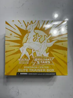 Pokemon TCG Brilliant Stars Pokemon Center ETB Elite Trainer Box Factory Sealed - Image 1