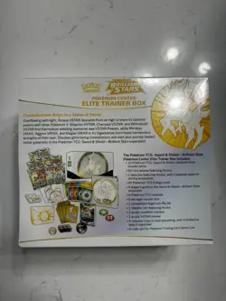 Pokemon TCG Brilliant Stars Pokemon Center ETB Elite Trainer Box Factory Sealed - Image 3