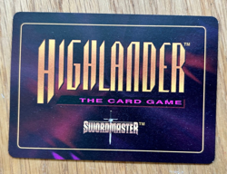 Highlander CCG - Scrye Promo Card - 1995 Thunder Castle Games - Image 2