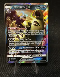 The Pokemon Company Tyranitar GX 121/214 SM Lost Thunder Ultra Rare Holo ENG - Image 1