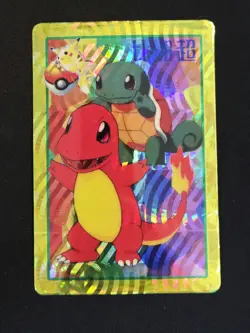 Pocket Monsters Anime Collection Vintage Vending Prism 1998 Bandai Charmander NM - Image 1