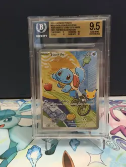 BGS 9.5 Squirtle 039 Me: Mega Evolution Promo Holo - Image 1