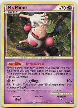 Mr. Mime 29/95 Rare Call of Legends Pokemon Moderately Played - Image 1