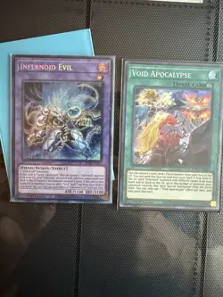 Yugioh Infernoid Evil Secret Rare BLTR - Image 1
