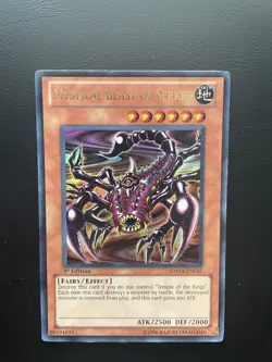 Yugioh Mystical Beast Of Serket SDMA-EN037 1st Edition Ultra Rare LP - Image 1