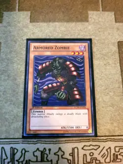 YUGIOH TCG ARMORED ZOMBIE LCJW-EN184 COMMON 1ST EDITION - Image 1