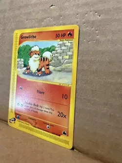 Growlithe 62/144 Skyridge - E-Series Pokemon Card - NM - Image 2