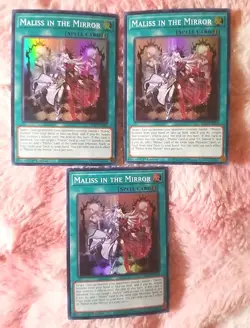 (3) Yu-Gi-Oh! Maliss In The Mirror #ALIN-EN064 Super Rare 1st Edition - Image 1