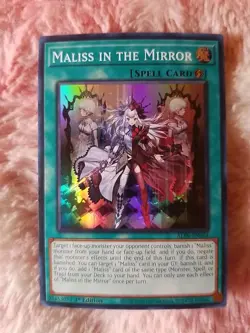 (3) Yu-Gi-Oh! Maliss In The Mirror #ALIN-EN064 Super Rare 1st Edition - Image 4