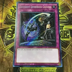 Yugioh Different Dimension Ground Quarter Century Secret Rare RA04-EN101 - Image 1