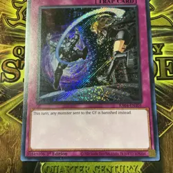 Yugioh Different Dimension Ground Quarter Century Secret Rare RA04-EN101 - Image 3