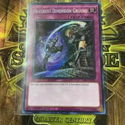 Yugioh Different Dimension Ground Quarter Century Secret Rare RA04-EN101 - Image 5