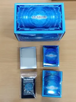 YUGIOH DUELIST BOX PRISMATIC SUMMON STORAGE DECK BOX SLEEVES COIN (LINK SET) - Image 1