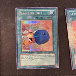 Moderately Played Graceful Dice - EDS-002 - Secret Rare - Limited Edition - YuGi - Image 1