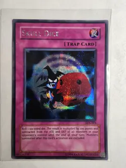 2002 Yugioh - Skull Dice EDS-003 Eternal Duelist Soul Limited Edition Promo LP - Image 1