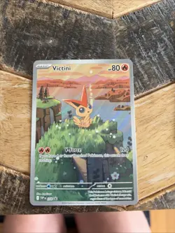 Pokemon TCG Victini Black Star Promo Card 208 Near Mint Condition - Image 1