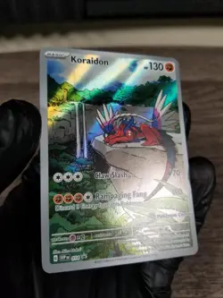 Pokemon S&V Base Koraidon 014 Pokemon Center Stamp PC ETB Promo Card NM! - NICE - Image 3