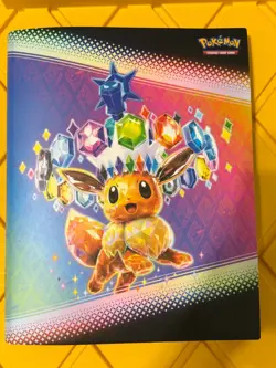 Pokemon Scarlet & Violet Prismatic Evolutions Eevee 9-Pocket Card Binder - Image 2