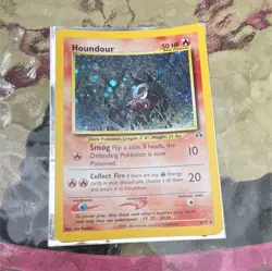 Pokemon Houndour 5/75 Neo Discovery Holo Rare Unlimited Pokemon TCG Card - Eng - Image 1