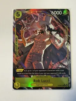 Rob Lucci ST29-013 Parallel Starter Deck Promo One Piece Card English - Image 1