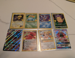 Pokemon TCG 8-Card Holo Foil Celebration Lot: Venusaur, Dark Gyarados, Pikachu - Image 1
