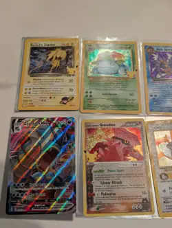 Pokemon TCG 8-Card Holo Foil Celebration Lot: Venusaur, Dark Gyarados, Pikachu - Image 2