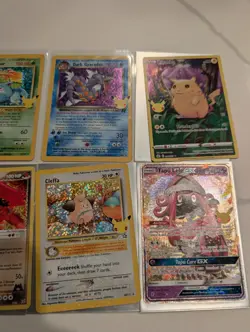 Pokemon TCG 8-Card Holo Foil Celebration Lot: Venusaur, Dark Gyarados, Pikachu - Image 3