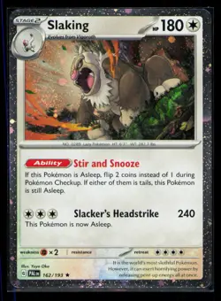 Pokemon Miscellaneous Cards & Products Slaking (Cosmos Holo) 162/193 Holo NM - Image 1