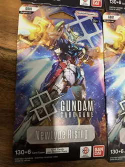 Gundam Card Game New Type Rising GB01 Sleeved Booster Packs lot x14 sealed - Image 3