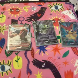 Pokemon TCG Full Art Holo V 3-Card Lot - Torkoal V, Celebi V, Victini V - Image 1