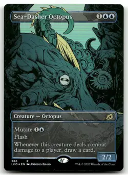 Sea-Dasher Octopus (Showcase) #286 (Foil) (LP) Ikoria IKO Magic MTG - Image 1