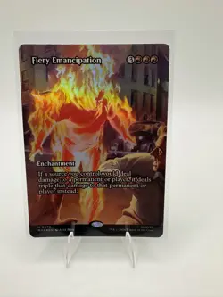 Fiery Emancipation (Borderless) EN [MAR - 70] - NM [Foil] TCG MTG - Image 1