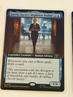 Jarvis, Earth's Mightiest Butler Extended Art Marvel Super Heroes Commander 333 - Image 1