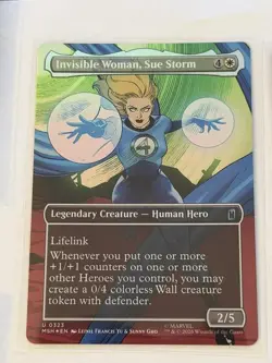 Invisible Woman, Sue Storm Borderless Marvel Super Heroes Foil 323 - Image 1