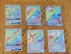 Pokemon Rainbow Rare Card Lot 6x Scizor VMAX Solgaleo GX Zoroark VSTAR NM/LP - Image 1