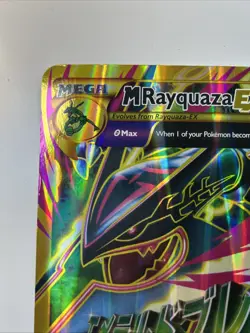 M Rayquaza ex #98 Jumbo Promo Card Pokemon Tcg Ancient Origins Full Art Gold HP - Image 3